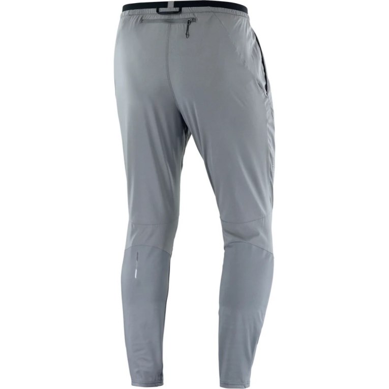 Calças Esportivas Salomon Cross Run Masculino Cinzentas | PT G91206